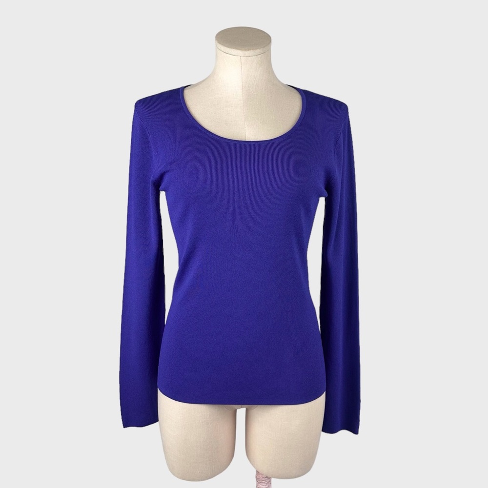 Lightweight Long Sleeve Top - Purple